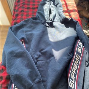 Supreme side stripe hoodie